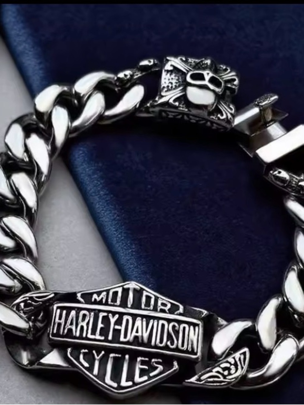 Harley Davidson Bracelet Men’s Chain Link